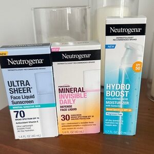 NEW Neutrogena sunscreen set
